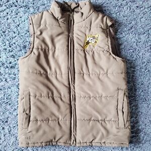 VCU Rams Puffer Vest Gray Full Zip Virginia Commonwealt University Size 4/5T